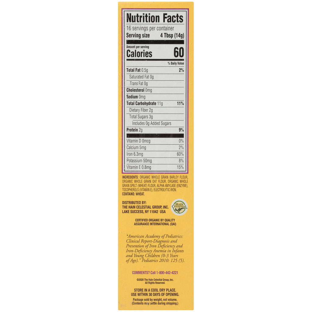 Earth's Best Multi Grain Cereal (12x8 Oz)
