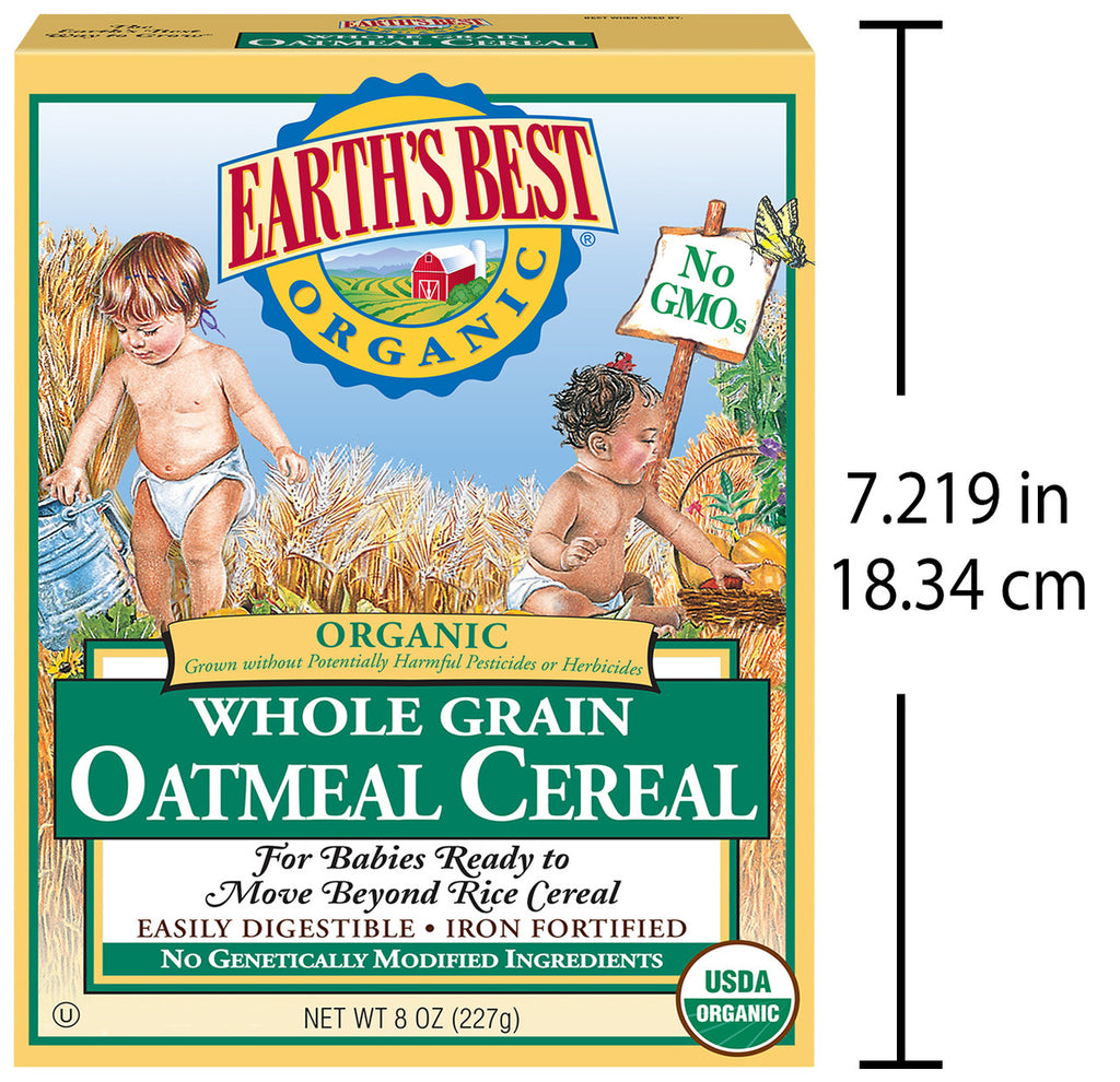 Earth's Best Oatmeal Cereal (12x8 Oz)