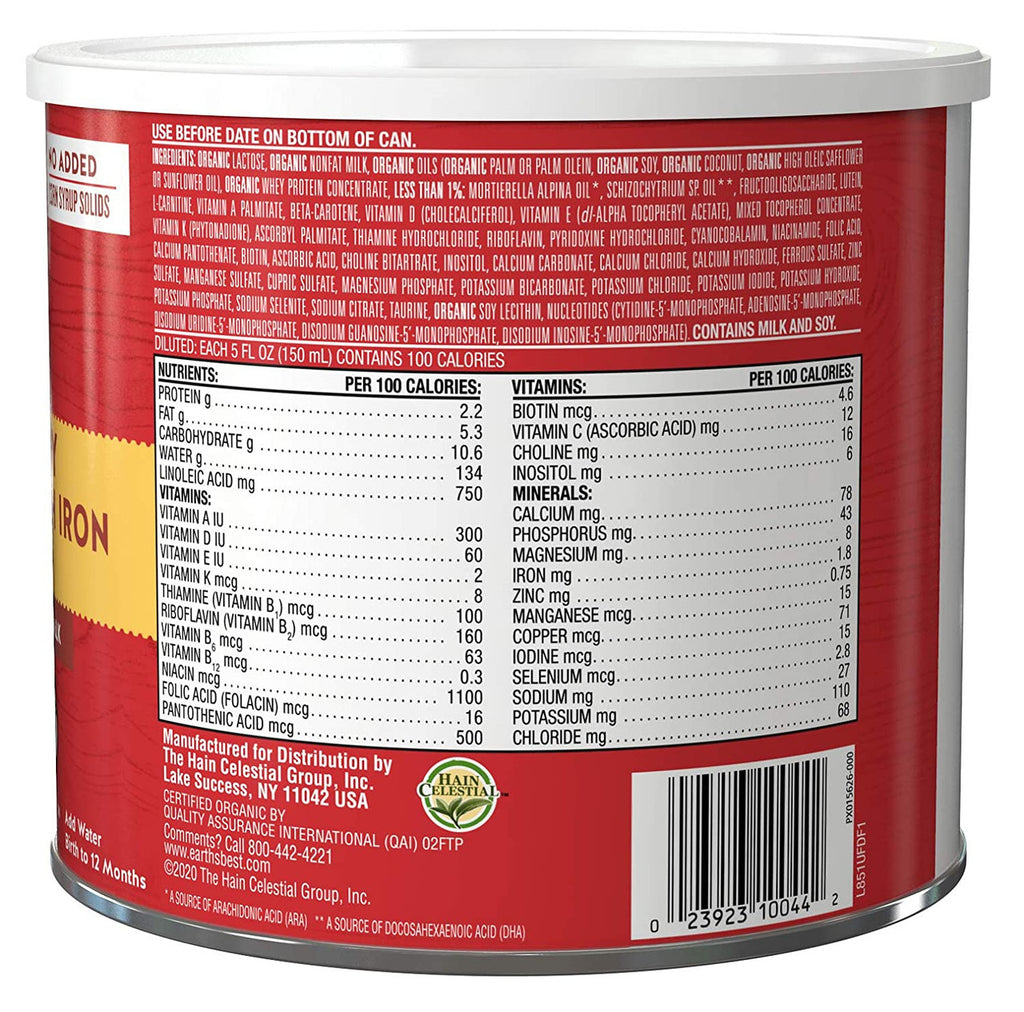 OG2 EB INFNFRM W/IRN MLK ( 4 X 21 OZ   )